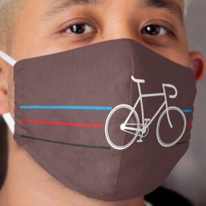 Bike Stripes Velodrome T-shirt Cloth Face Mask