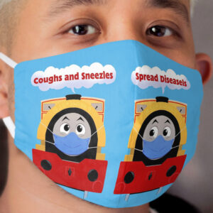 Bill and Ben Coughs and Sneezles mk2 Cloth Face Mask