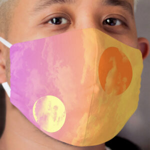 Binary Sunset Cloth Face Mask