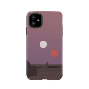 Binary Sunset Tough Phone Case