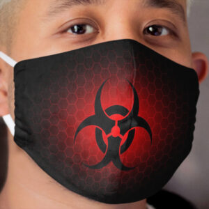 BIOHAZARD! (red) Cloth Face Mask