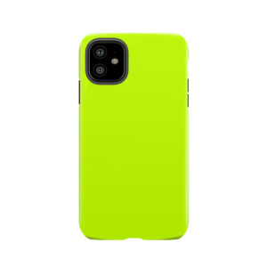 Bitter Lime Neon Green Yellow Solid Color Tough Phone Case