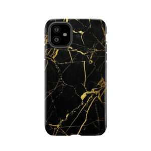 Black And Gold Marble Iphone Tough Phone Case