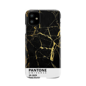 Black And Gold Marble Pantone Phone Case