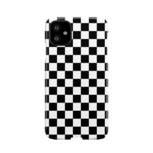 Black And White Checkered Phone Case