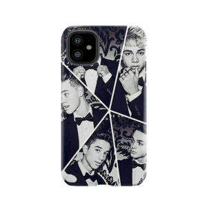 Black And White Collage Tough Phone Case