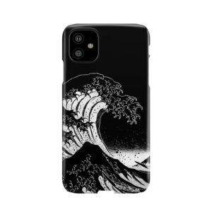 Black & White Hokusai Great Wave Phone Case
