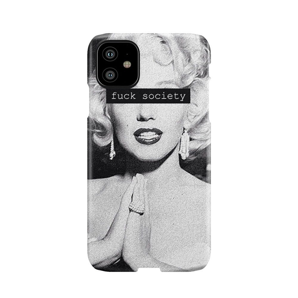 Black And White Marilyn Monroe Pretty Phone Case