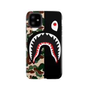 Black Bape Camo Shark Tough Phone Case