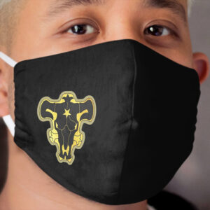 Black Bull Cloth Face Mask
