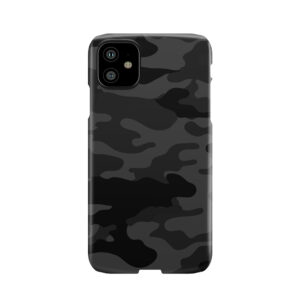 Black Camouflage Pattern Phone Case