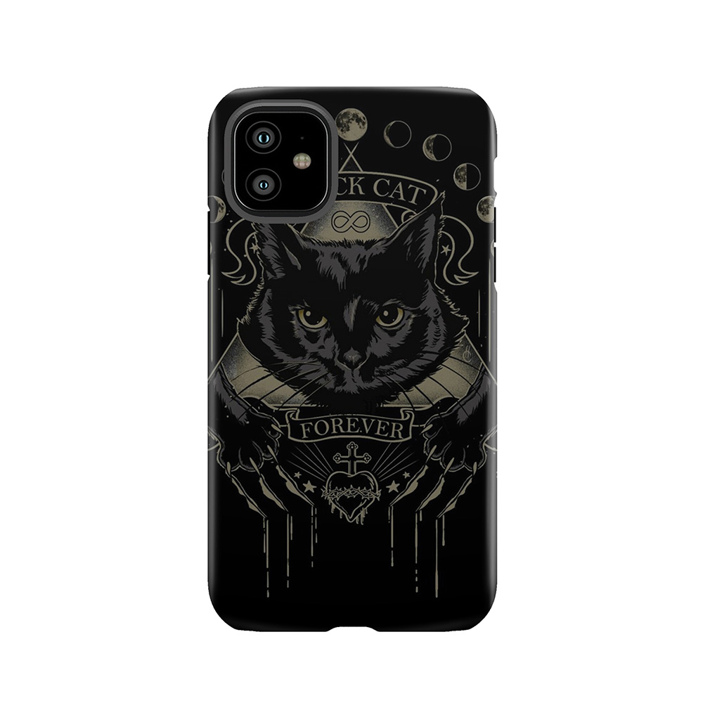 Black Cat Cult Tough Phone Case