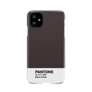 Black Coffee Pantone Phone Case