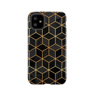 Black Cubes Tough Phone Case