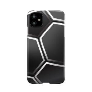Black Football Ball Iphone / Samsung Galaxy Phone Case