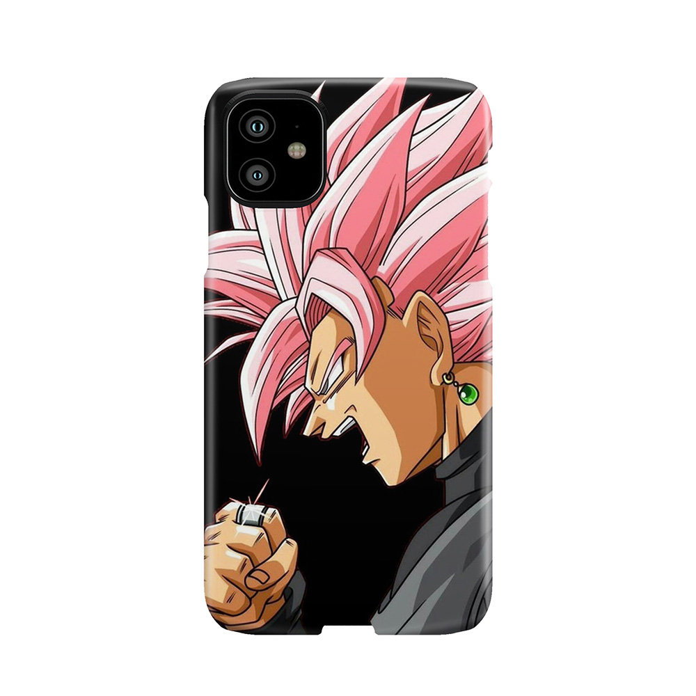 Black Goku Rose Phone Case