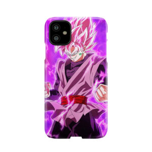 Black Goku Super Saiyan Rose Phone Case