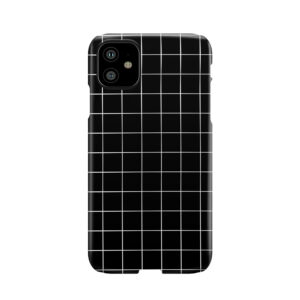 Black Grid 2 Phone Case