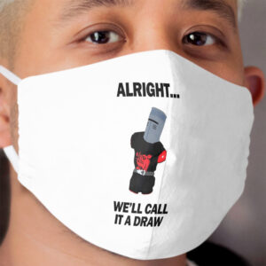 Black Knight - we'll call it a draw! Cloth Face Mask