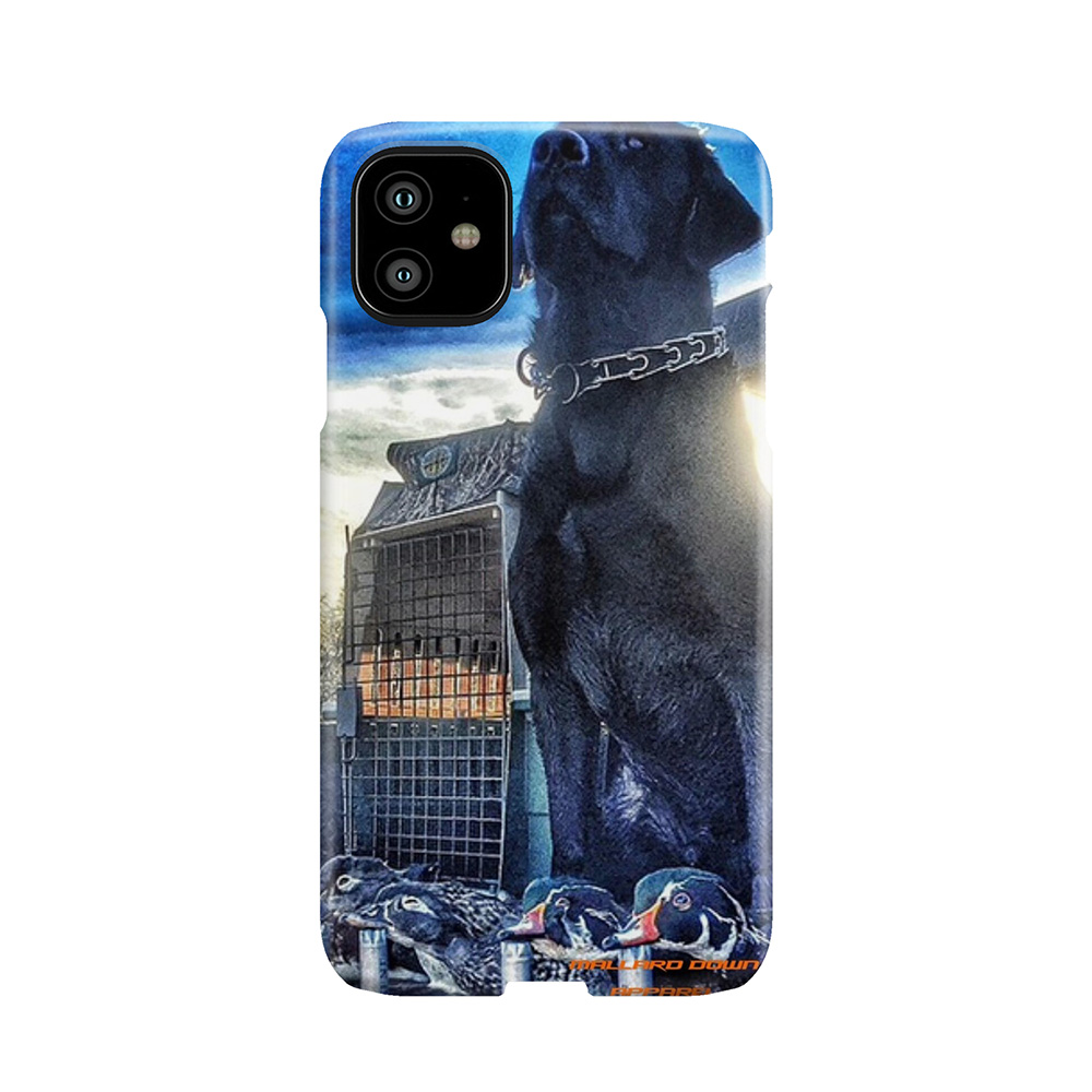 Black Lab - Mallard Down Phone Case