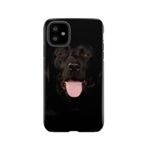 Black Labrador Iphone Cover Tough Phone Case
