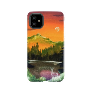 Black Lake Tough Phone Case