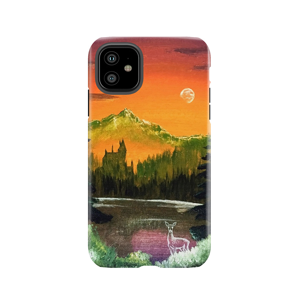 Black Lake Tough Phone Case