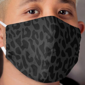 black leopard Cloth Face Mask