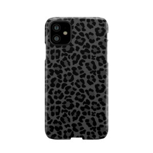 Black Leopard Print Phone Case