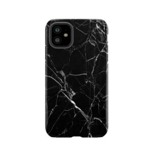 Black Marble 2 Tough Phone Case