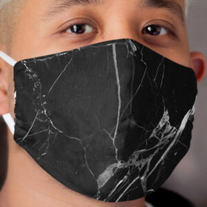 BLACK MARBLE Cloth Face Mask