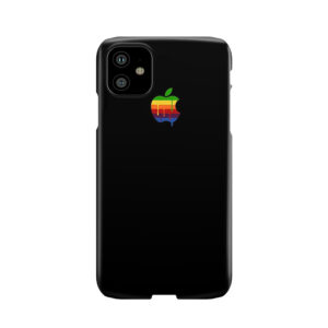 Black Paint Drip Classic Apple Logo Iphone Ipad And Laptop Phone Case