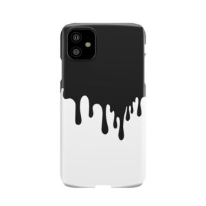 Black Paint Drip Phone Case