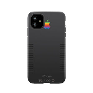 Black Retro Iphone Tough Phone Case