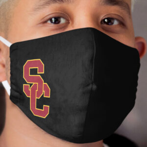 black sc Cloth Face Mask