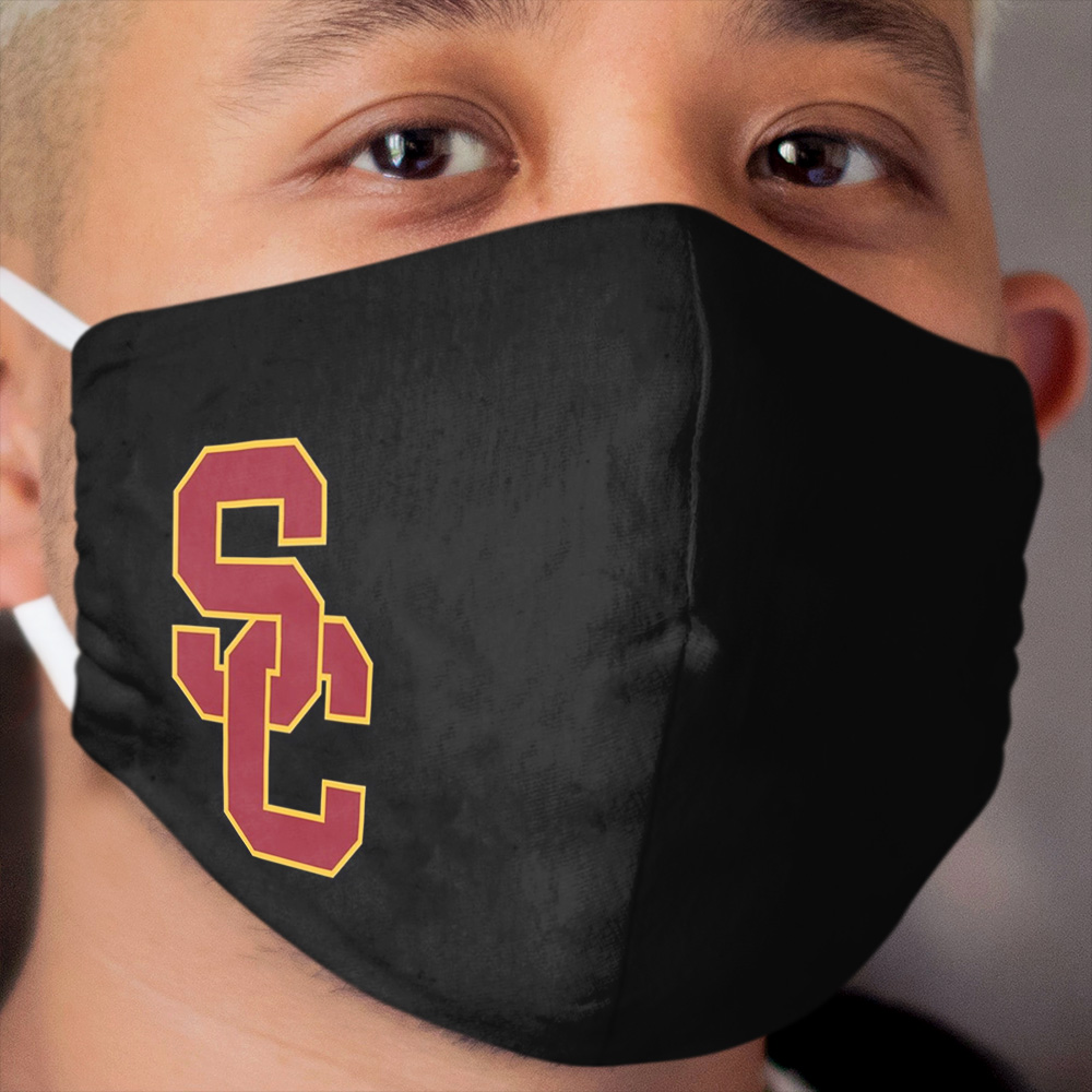 black sc Cloth Face Mask