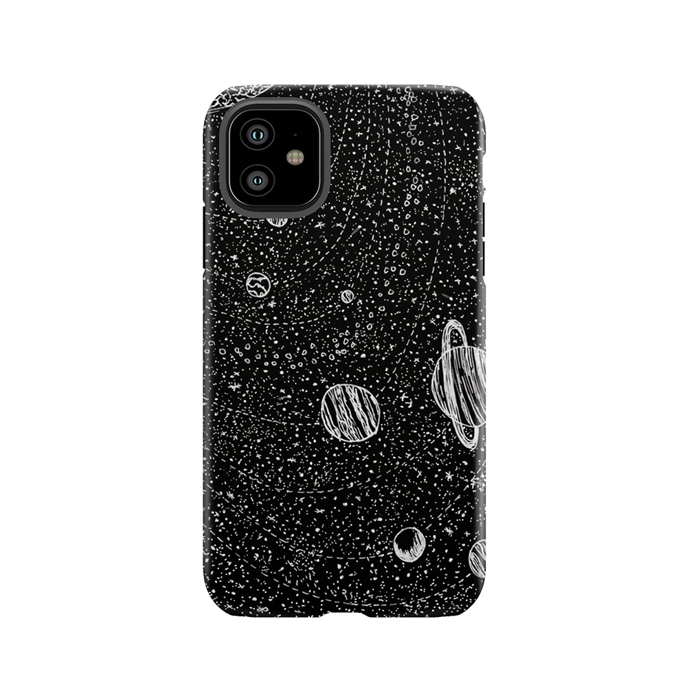 Black Space Tough Phone Case