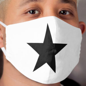 BLACK Star, Dark Star, Black Hole, Stellar, Achievement, Cool. Cloth Face Mask