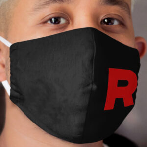 Black Team Rocket Cloth Face Mask