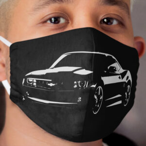 Blacked Out Chevy Camaro Cloth Face Mask