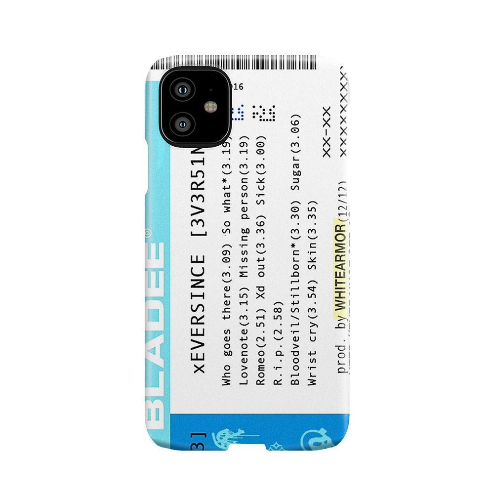 Bladee Eversince Ticket Phone Case