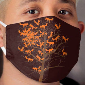Blazing Fox Tree Cloth Face Mask