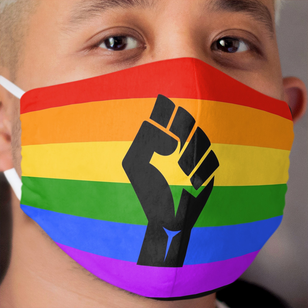 BLM Pride - rainbow Cloth Face Mask