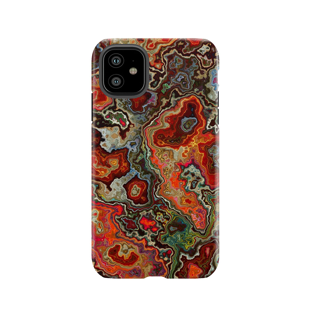 Blood Geode Tough Phone Case