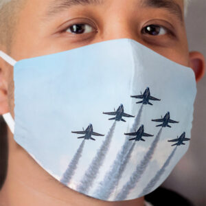 Blue Angels in Formation Cloth Face Mask
