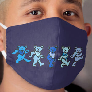 Blue Bears Cloth Face Mask