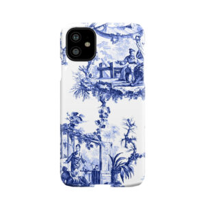 Blue Chinoiserie Toile Phone Case