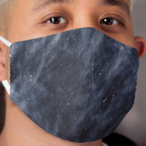 Blue Clouds, Blue Moon Cloth Face Mask