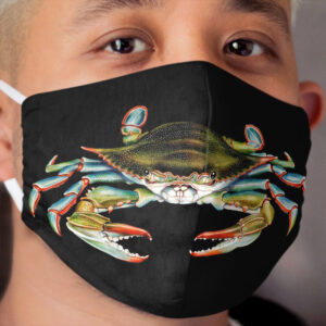 Blue Crab Cloth Face Mask