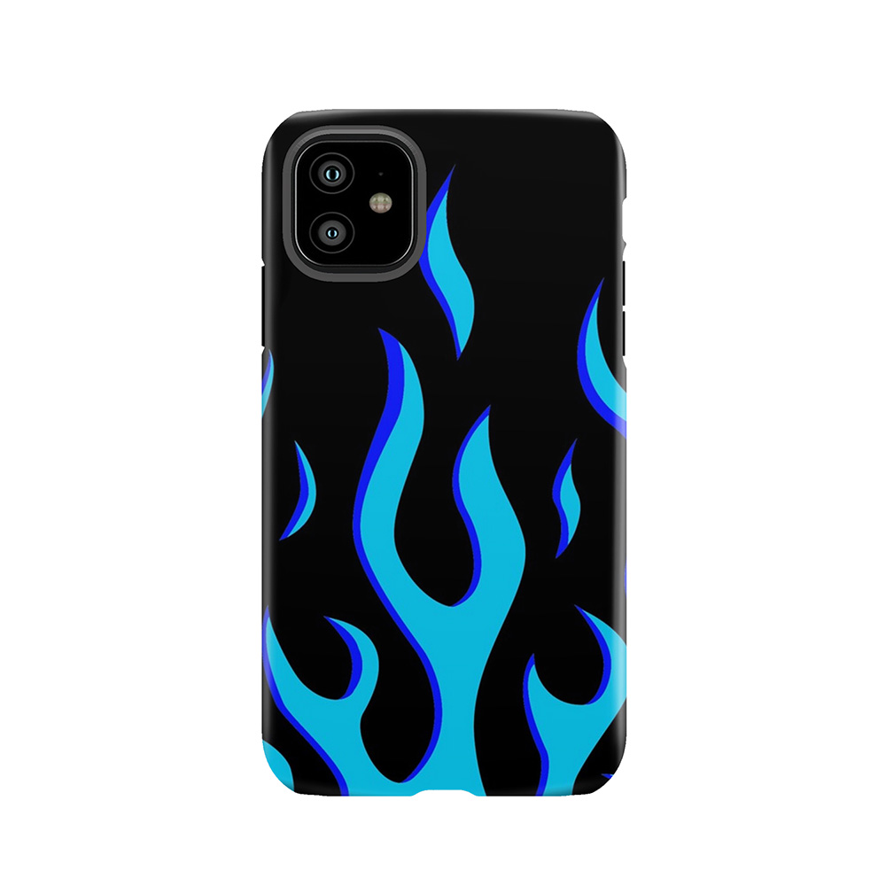 Blue Flame Tough Phone Case